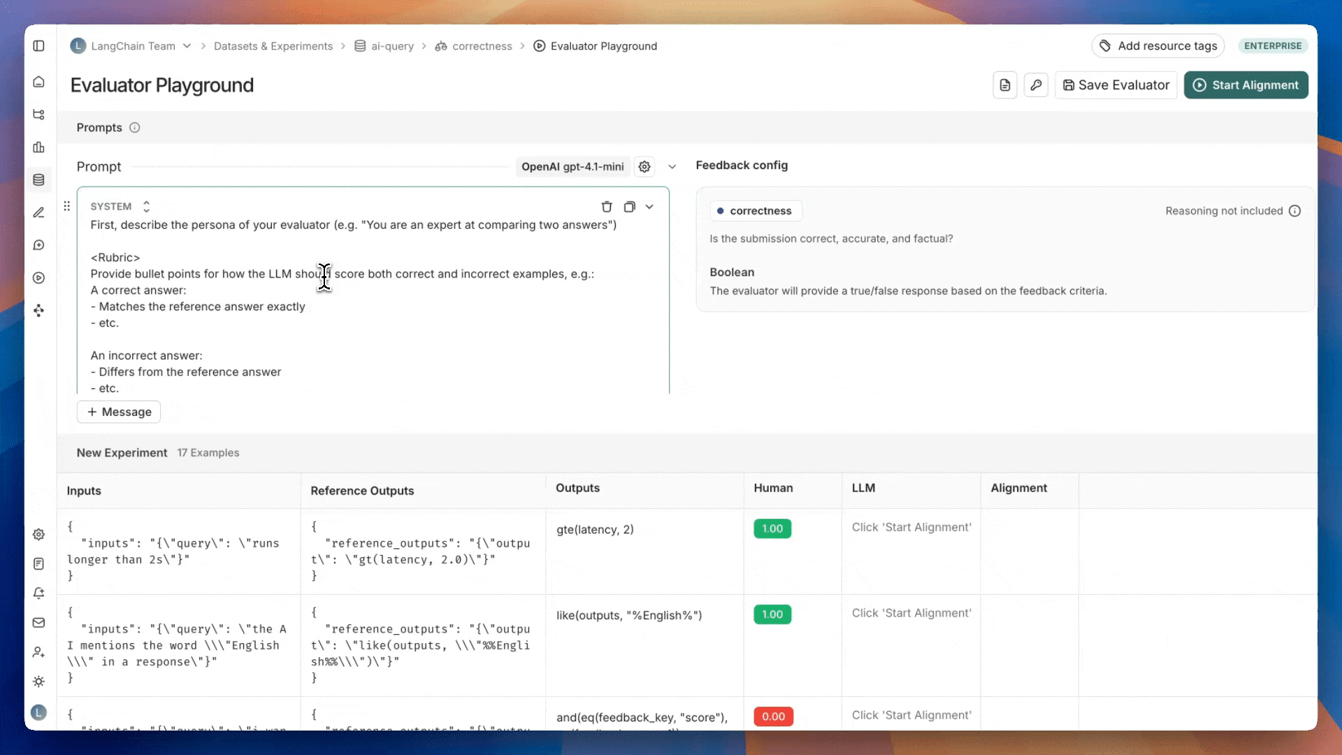 Evaluator Playground